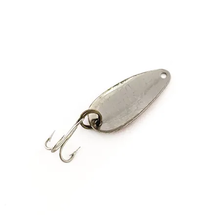 Nebco FlashBait 466 Cucharilla, Níquel martilleado/Rojo, 1g, #11762