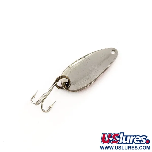 Nebco FlashBait 466 Cucharilla, Níquel martilleado/Rojo, 1g, #11762