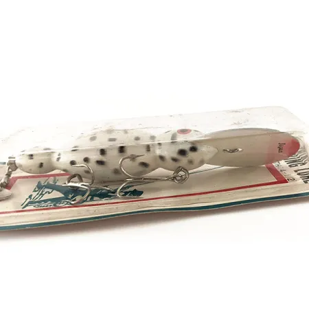 Kmart Kresge #381 Señuelo, Blanco / Negro, 14g, Babero Metálico, #11780