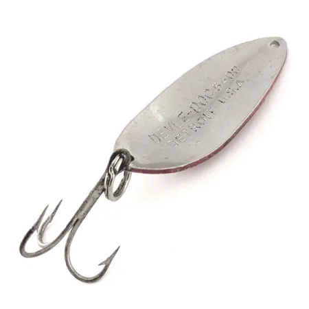 Dardevle Devle Dog 5400 Cucharilla, Rojo / Blanco / Níquel, 14g, #11797