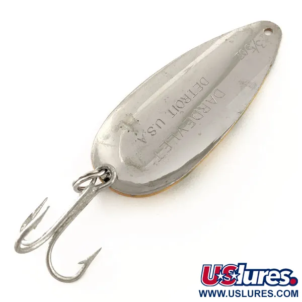 Cucharilla Eppinger Dardevle Dardevlet, Amarillo/Verde/Níquel, 19g, Vintage, #11798