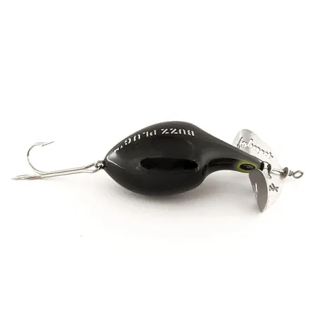 Fred Arbogast Buzz Plug Señuelo Superficie, Negro, 28g, Hélice, #11839