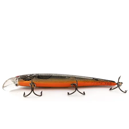 Bomber Long A15A Jerkbait, Oro-Negro, 14g, Suspending, #11840