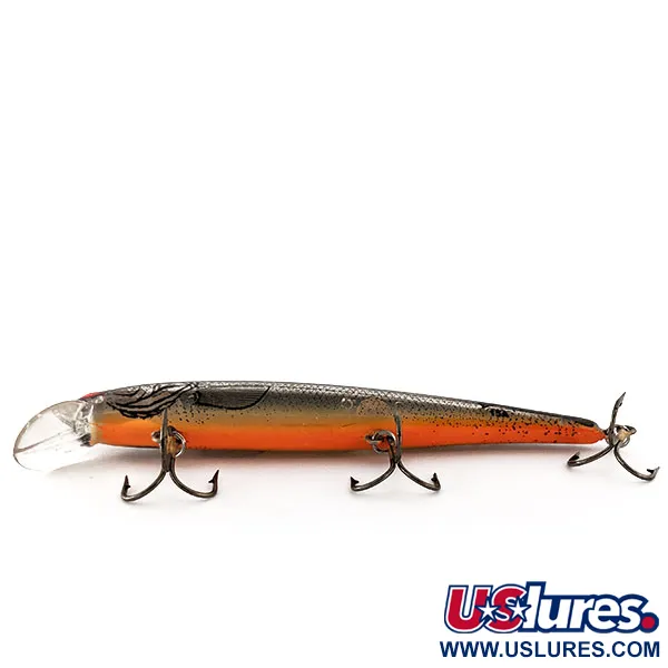 Bomber Long A15A Jerkbait, Oro-Negro, 14g, Suspending, #11840