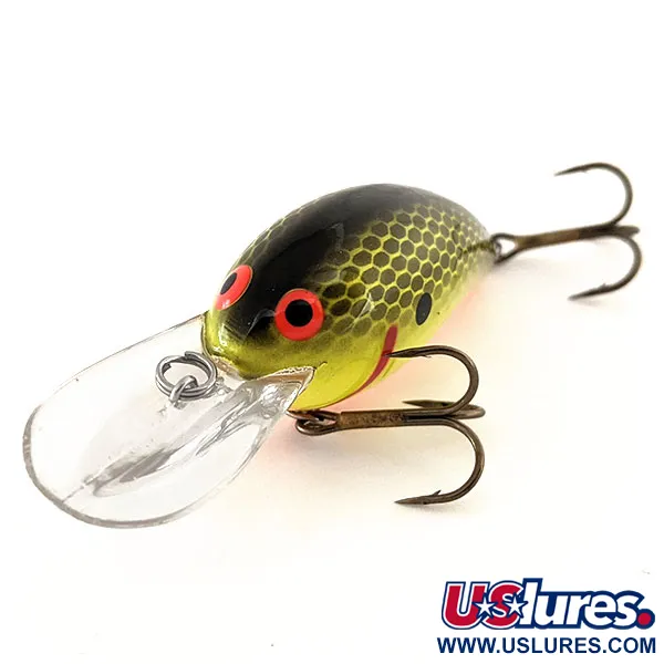 Bomber B04A UV Crankbait, Panal Chartreuse, 8g, UV-reactivo, #11853