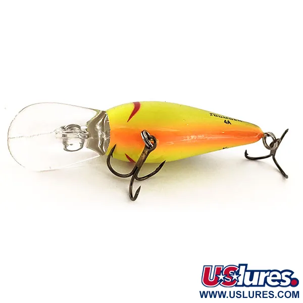 Bomber B04A UV Crankbait, Panal Chartreuse, 8g, UV-reactivo, #11853
