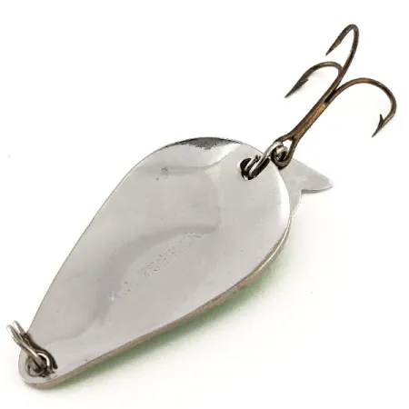 Acme K.O. Wobbler Cucharilla, Níquel/Verde, 21g, Cola Sonic, #11863