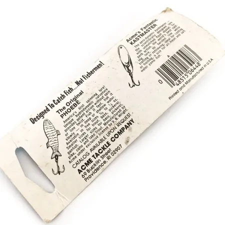 Acme Fiord Spoon Cucharilla, Níquel/Azul, 11g, Vintage, #11879