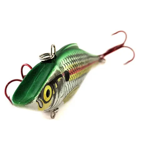 Rapala Rattl'n RAP 08 Lipless Crankbait, Verde/Plata, 20g, Sonajero, #11880