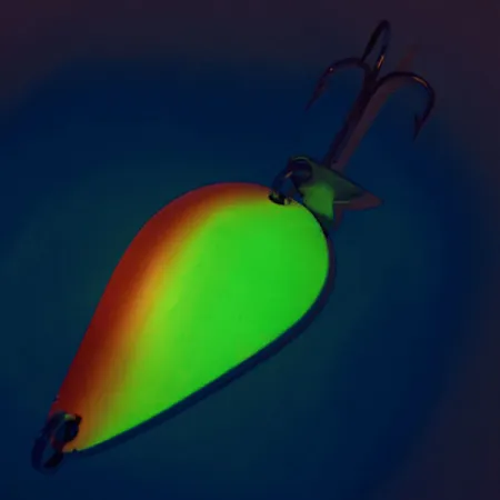 Acme K.O. Wobbler Cucharilla, Amarillo/Rojo/Níquel, 21g, Sonic Tail, #11887