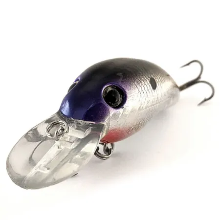 Renegade Crank Crankbait, Plata/Púrpura, 9g, Babero Largo, #11890