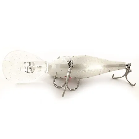 Bass Pro Shops XPS Lazer Eye Deep Diver, White Pearl, 12g, 3D, #11899