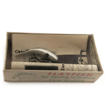 Flatfish F4 Helin Tackle Señuelo, SL (Plata), 1.4g, Caja 1951, #11911