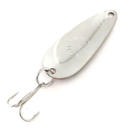 Cucharilla Worth Chippewa Steel Spoon, Rojo/Negro/Níquel, 6g, #11925