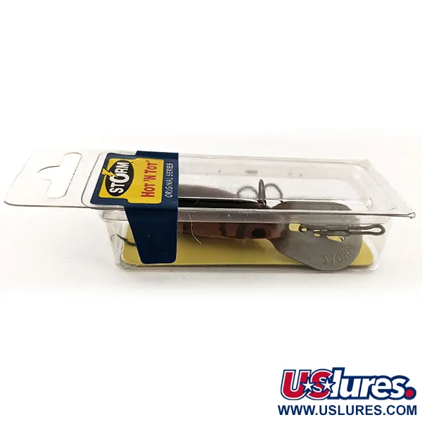 Señuelo Storm Original Hot'N'Tot, Naranja/Negro, 6.5g, Babero Metálico, #11931