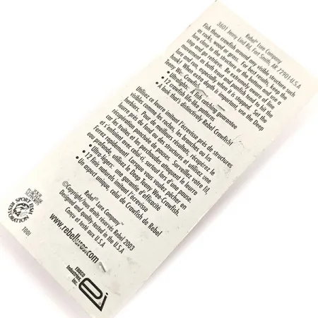 Rebel Crawfish Crankbait, Oliva-marrón, 2.5g, Flotante, #11934