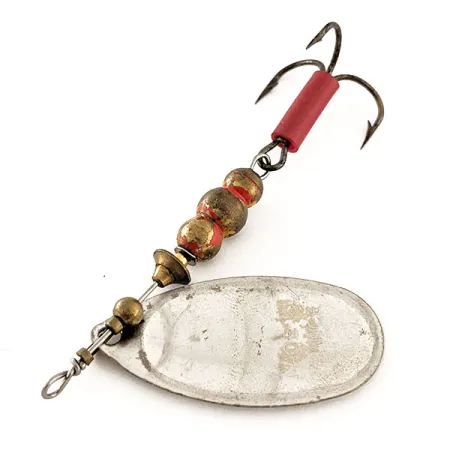 Mepps Aglia 4 Cucharilla, Plata, 9g, Funda Roja, #11963