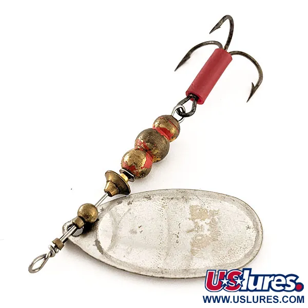 Mepps Aglia 4 Cucharilla, Plata, 9g, Funda Roja, #11963