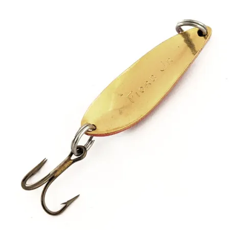 Acme Fiord Spoon Jr Cucharilla, Rojo/Blanco/Oro, 3,4g, USA, #11975