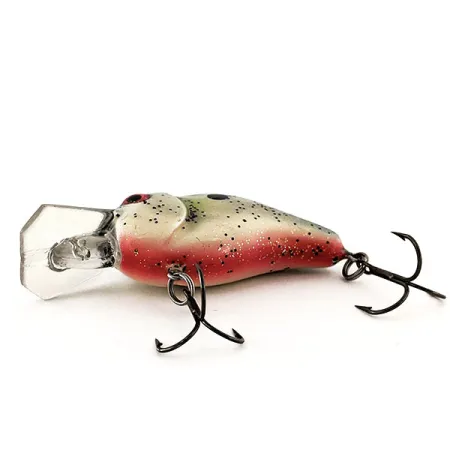 Norman Thin N Crankbait, Oliva-Azul, 12g, Sonajero interno, #11986