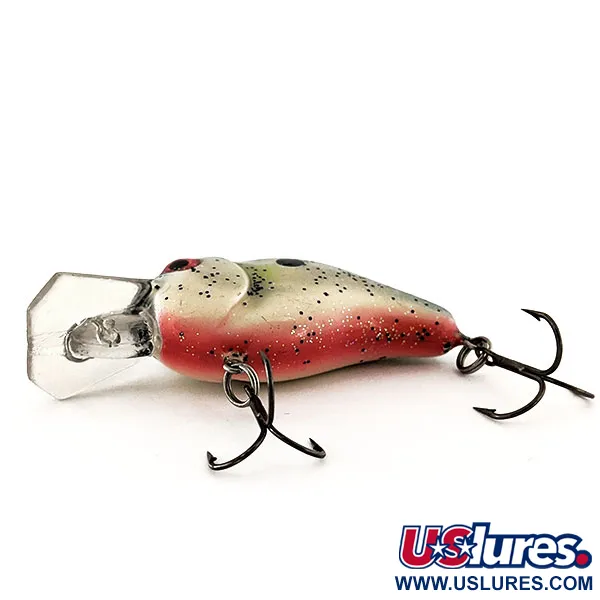 Norman Thin N Crankbait, Oliva-Azul, 12g, Sonajero interno, #11986