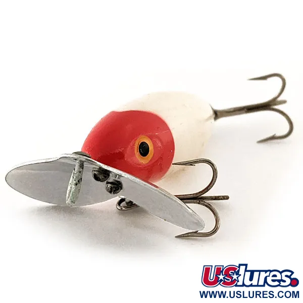 Kmart Kresge #304 Señuelo Superficie, Rojo / Blanco, 7g, Topwater, #12015
