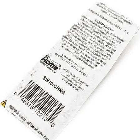 Acme Kastmaster Cucharilla, Níquel / Verde, 7g, Latón, #12049