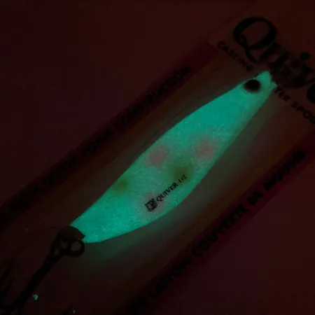 Luhr Jensen Quiver Ondulante, Pearls/Glow, 14g, Foam-Core, #12050