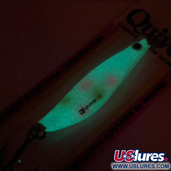 Luhr Jensen Quiver Ondulante, Pearls/Glow, 14g, Foam-Core, #12050