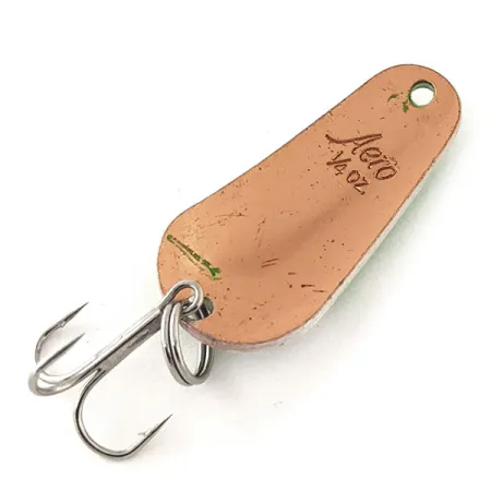 Aeroplane Spinner Aero UV Cucharilla, Verde/Blanco/Cobre, 7g, UV, #12054