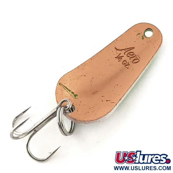Aeroplane Spinner Aero UV Cucharilla, Verde/Blanco/Cobre, 7g, UV, #12054