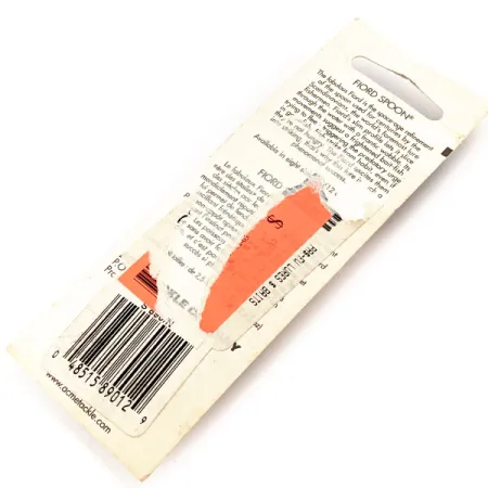 Acme Fiord Spoon Jr Cucharilla, Níquel, 3.5g, Diseño Clásico, #12056