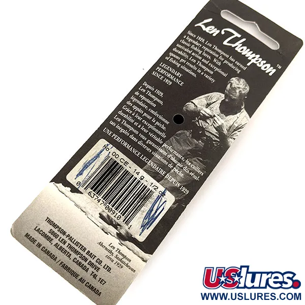 Len Thompson Original #00 Cucharilla, Rojo / Blanco, 14g, Acción, #12062