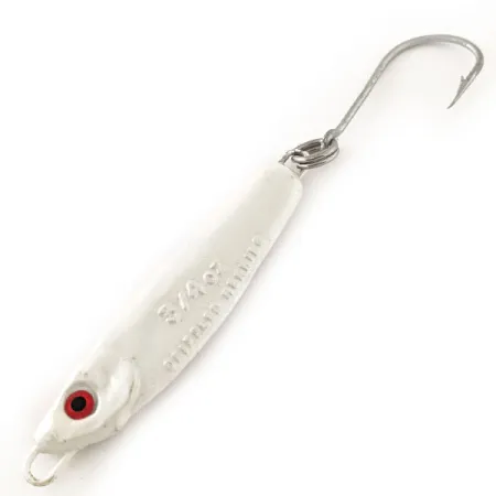 Luhr Jensen Crippled Herring, Pearl, 21g, Cucharilla, Simple, #12098