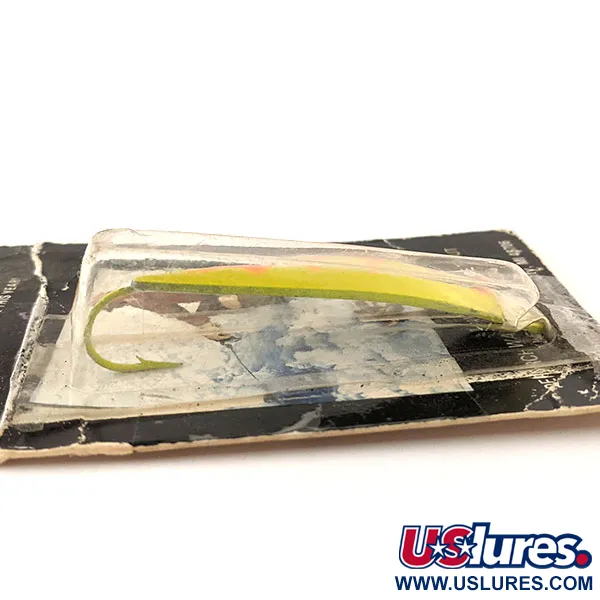 G.W's ice fishing Lures Señuelo, Chartreuse/Naranja, 17g, Anti-algas, #12104