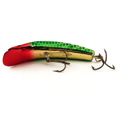 Yakima Bait Flatfish U20 Señuelo Curricán, Verde Oro Rojo, 9g, #12108