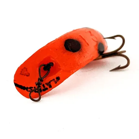 Yakima Bait FlatFish F3 Señuelo, Rojo/Negro, 0.9g, Flotante, #12110
