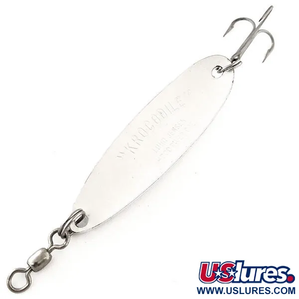 Luhr Jensen Krocodile Die #5 Cucharilla, White Pearl, 25g, #12113