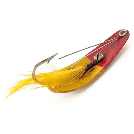 Weezel Weedless Rex Spoon Cuchara Antihierba, Amarillo/Rojo, 12,5g, #12125