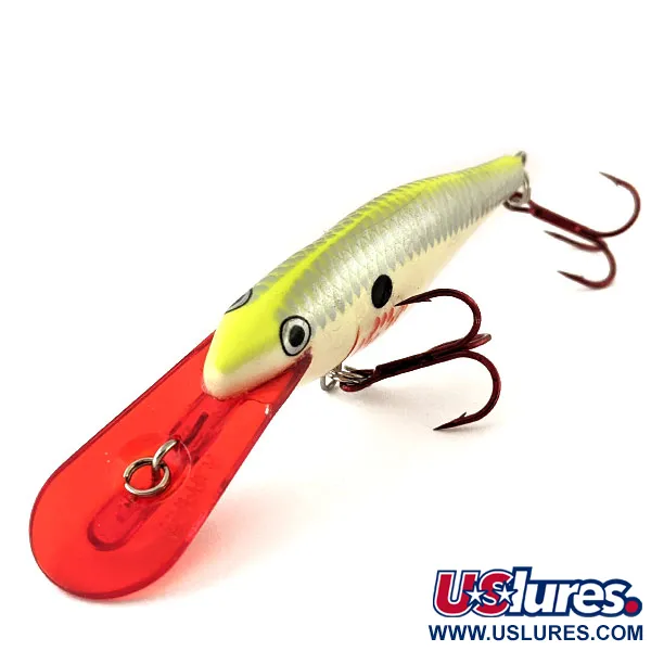Rapala Shad Rap Deep Runner 07 Señuelo, BSCD, 8g, Babero Rojo, #12158