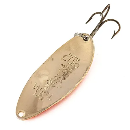 Little Cleo (Hula Girl) Cucharilla, Oro / Naranja, 14g, Hula Girl, #12166
