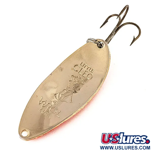 Little Cleo (Hula Girl) Cucharilla, Oro / Naranja, 14g, Hula Girl, #12166