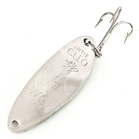 Seneca Little Cleo Glow Cucharilla, Vde/Bco/Níquel, 10g, #12190