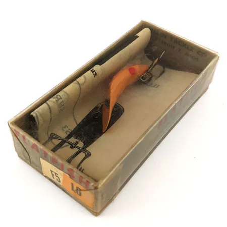 Helin Flatfish F5 Señuelo, LO Naranja, 2g, Sin Usar, #12205