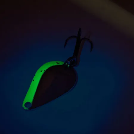 Acme K.O. Wobbler UV Cucharilla, Níquel / Azul, 7g, UV, #12215