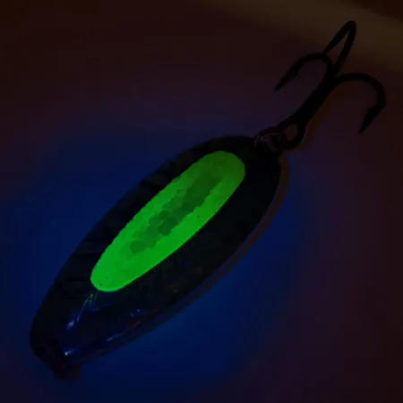 Blue Fox Rattlin Pixee Cucharilla, Amarillo/Azul, 24g, UV, #12216