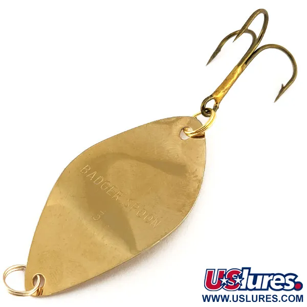 Seneca Badger Spoon 3 Cucharilla, Oro, 7g, Triple Bronceado, #12231