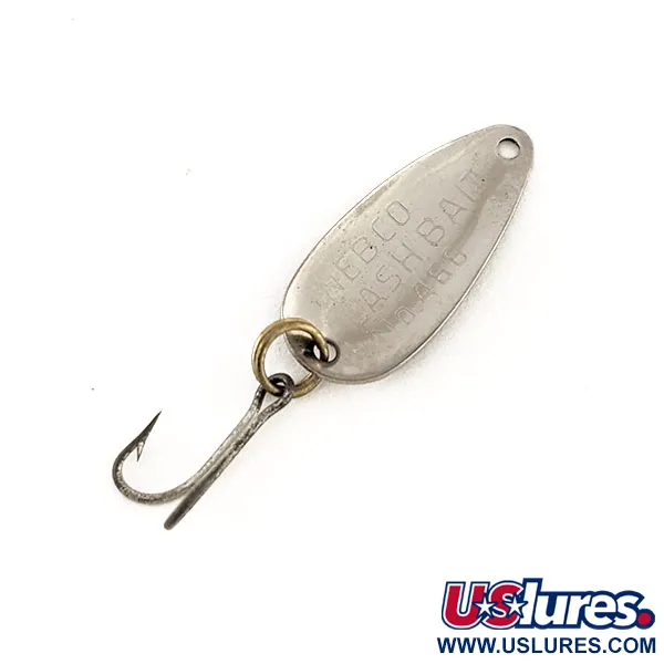 Nebco Flashbait 466 Cucharilla, Negro/Blanco/Níquel, 1g, Ultralight, #12249