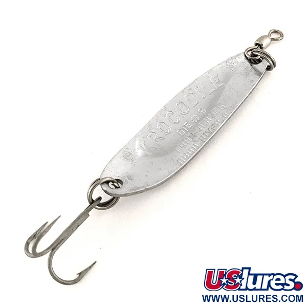 Krocodile Die #3 Cucharilla, Níquel martillado, 10g, #12253