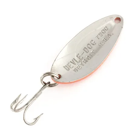 Eppinger Dardevle Devle Dog 7900 UV Cucharilla, Rojo / Níquel, 7g, #12262